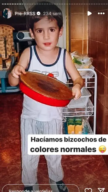 Aimar, hijo de Verdeliss, de pequeño Aimar, hijo de Verdeliss, de pequeño