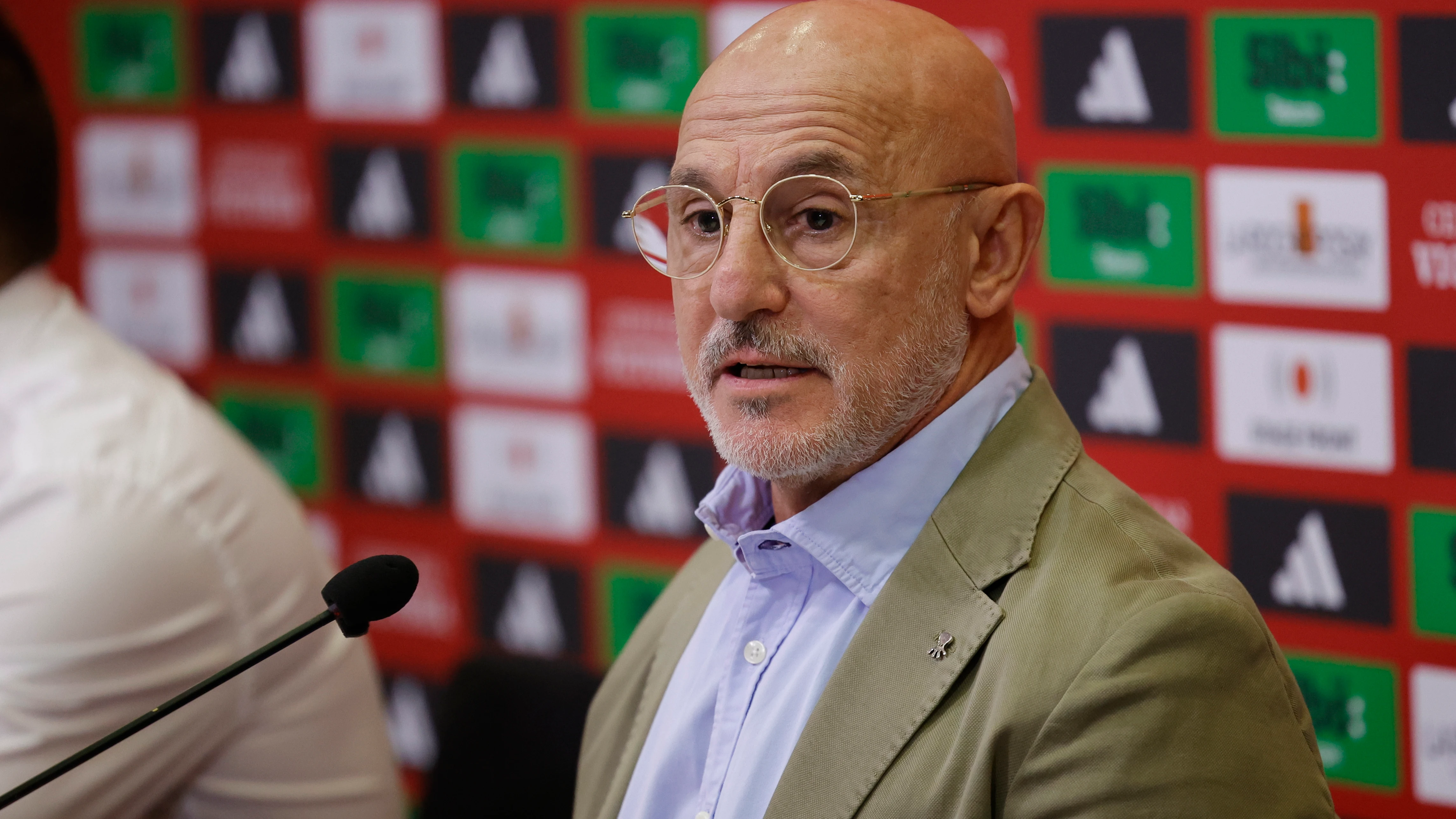 Luis de la Fuente, seleccionador nacional, en rueda de prensa