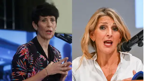 Elma Saiz y Yolanda Díaz Elma Saiz y Yolanda Díaz