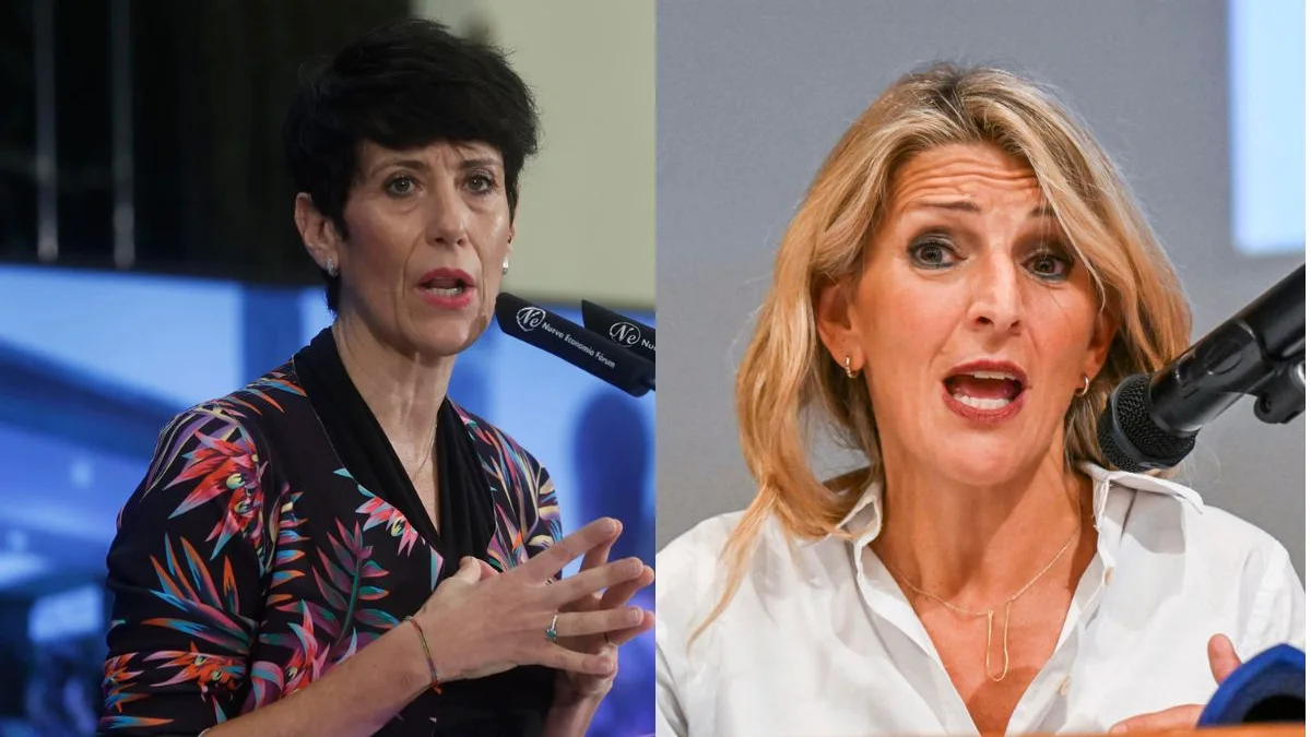 Elma Saiz y Yolanda Díaz Elma Saiz y Yolanda Díaz