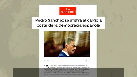Artículo sobre Pedro Sánchez en 'The Economist' Artículo sobre Pedro Sánchez en 'The Economist'