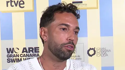 Omar Sánchez, en un desfile en Las Palmas Omar Sánchez, en un desfile en Las Palmas