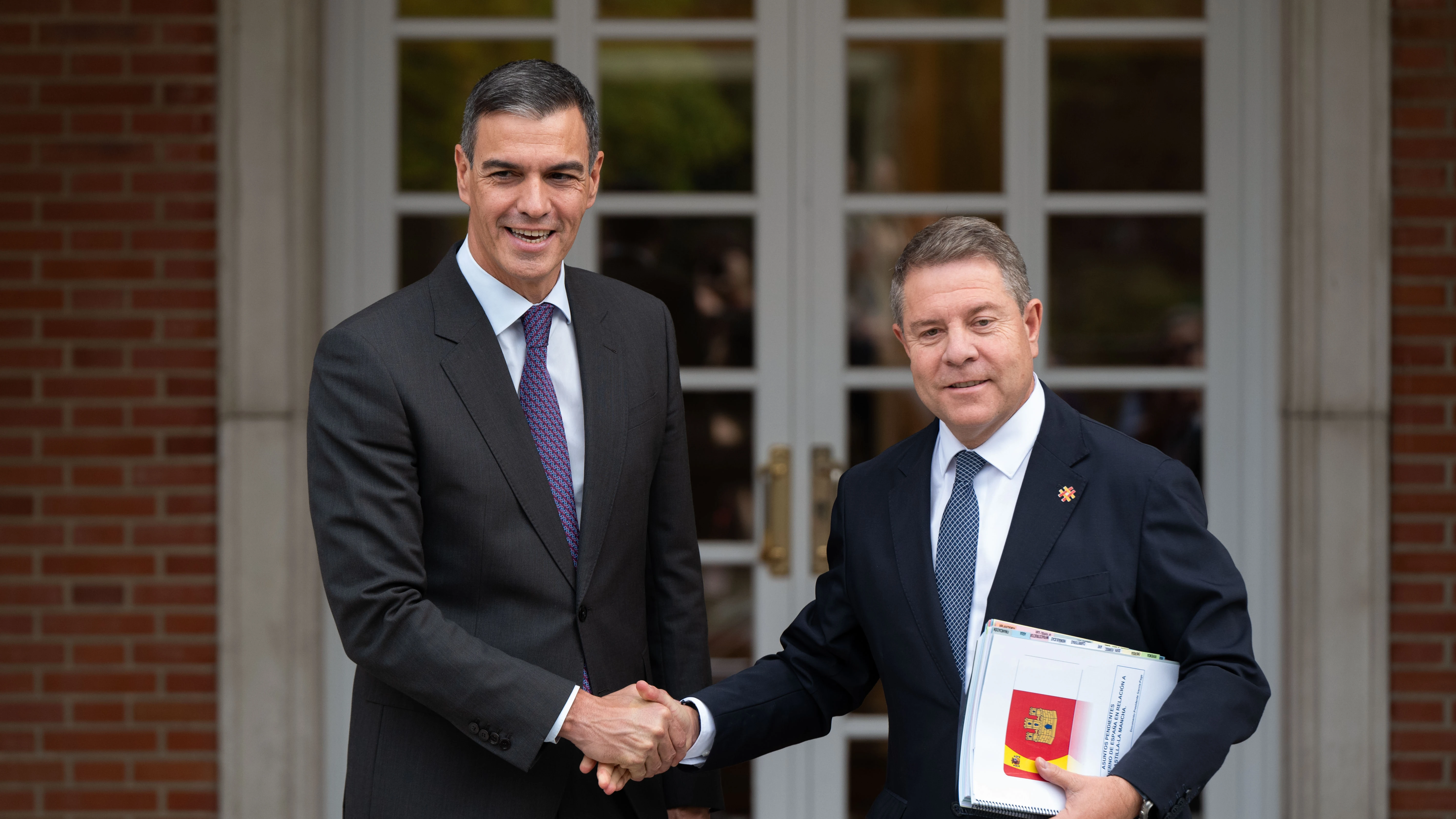 Emiliano García-Page y Pedro Sánchez Emiliano García-Page y Pedro Sánchez