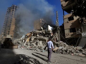 Edificios destruidos por los bombardeos