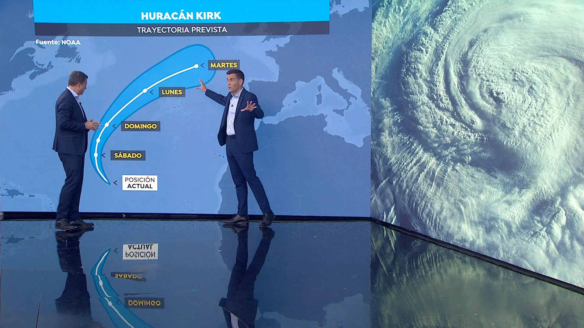 César Gonzalo, huracán Kirk César Gonzalo, huracán Kirk
