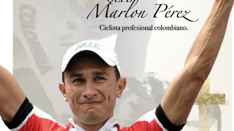 Imagen de Marlon Pérez, ciclista fallecido Imagen de Marlon Pérez, ciclista fallecido
