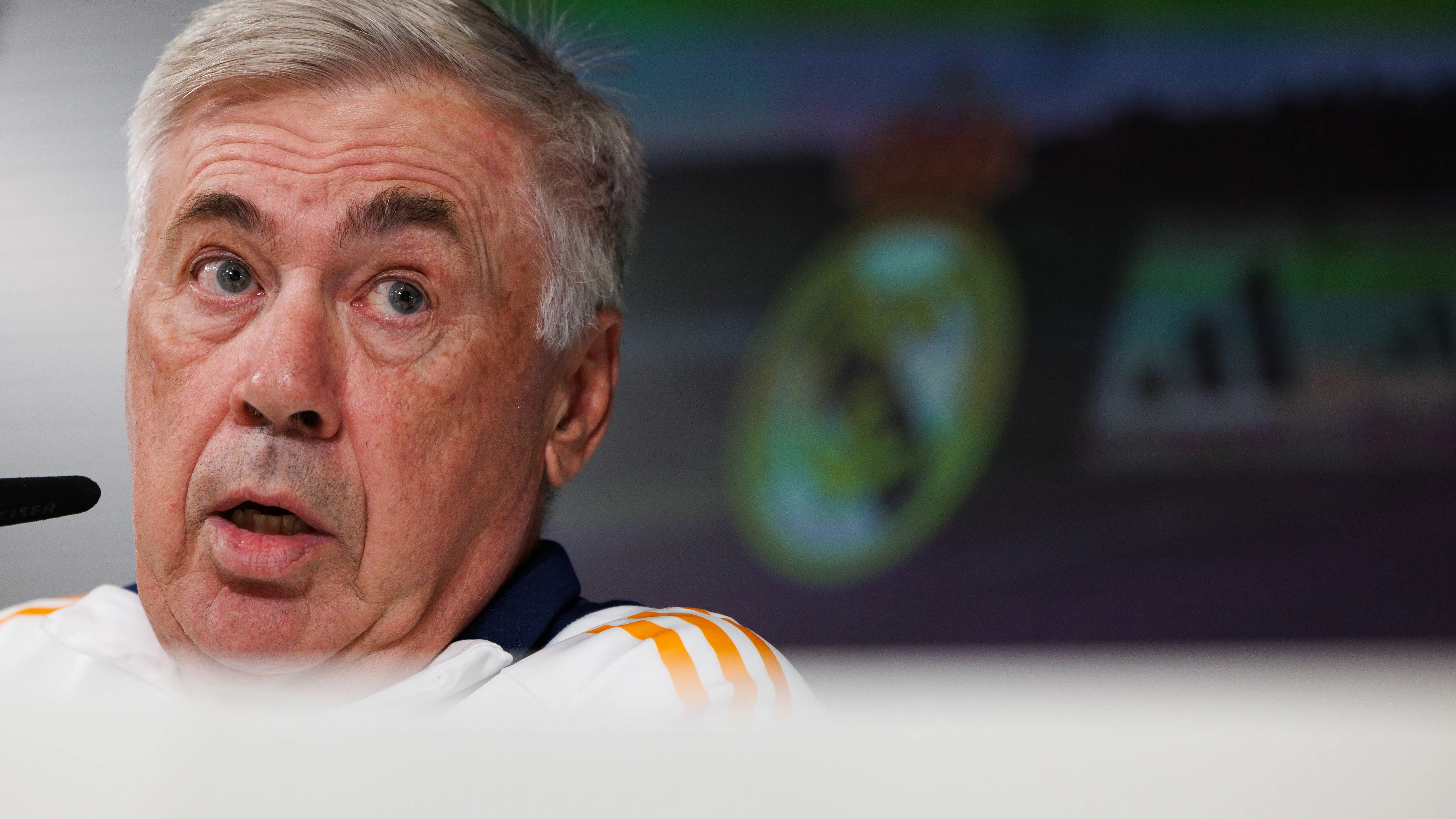 Carlo Ancelotti, en rueda de prensa