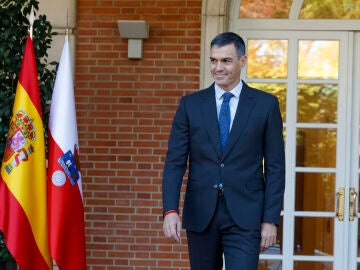 El presidente del Gobierno, Pedro Sánchez, en La Moncloa