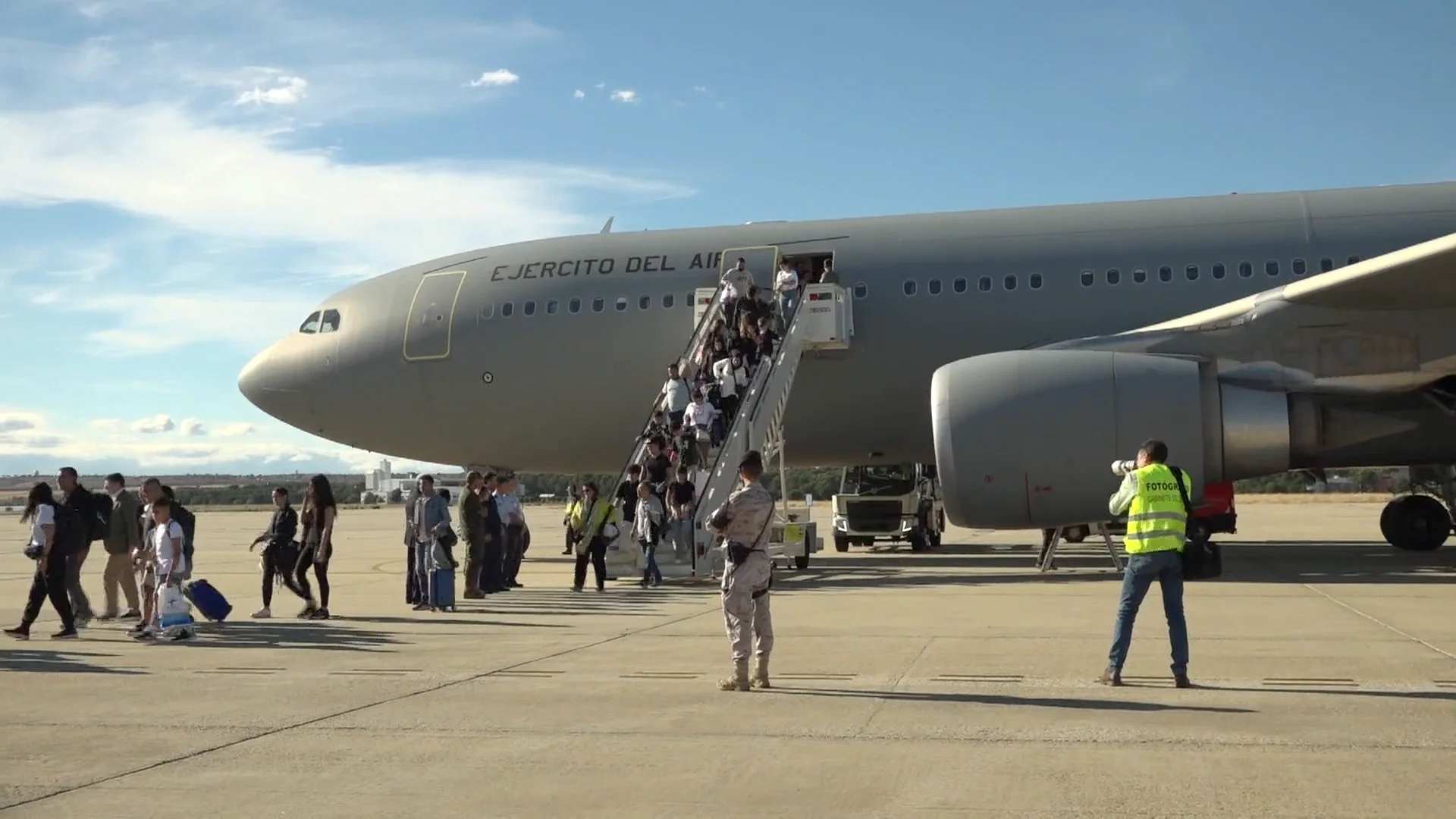 Evacuación españoles Libao Evacuación españoles Libao