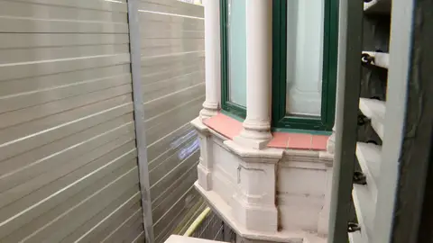 Muros por las obras en Barcelona Muros por las obras en Barcelona