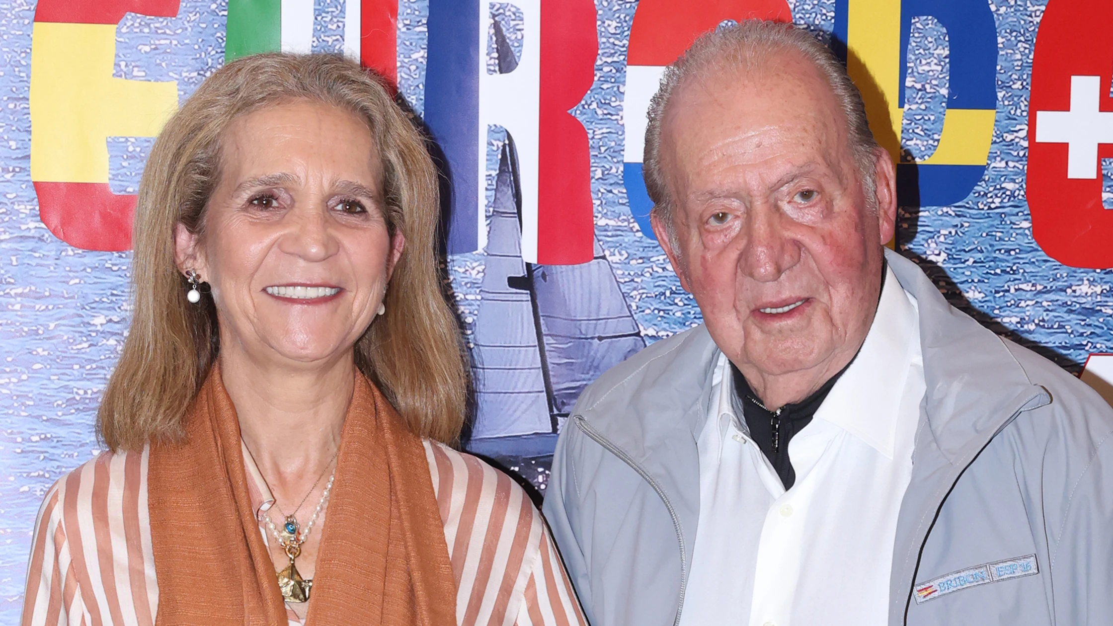 La infanta Elena y el rey Juan Carlos