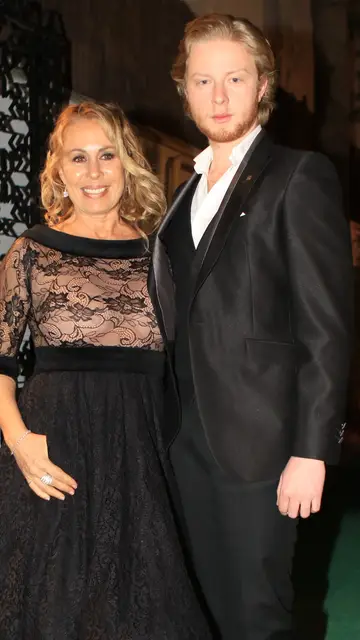 Miriam Díaz Aroca y su hijo Pedro en los Goya 2019 Miriam Díaz Aroca y su hijo Pedro en los Goya 2019