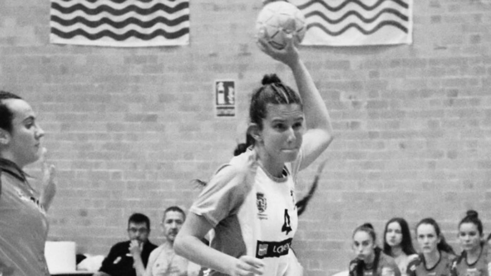 Blanca Guillén Sánchez, en un partido de balonmano Blanca Guillén Sánchez, en un partido de balonmano