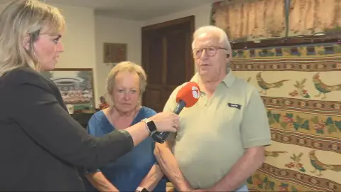 Rogelio y Paz hablando con Espejo Público Rogelio y Paz hablando con Espejo Público