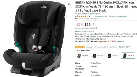 Silla de coche Britax Römer Silla de coche Britax Römer