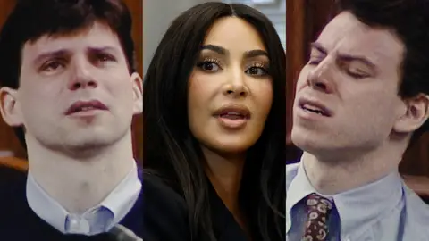 Lyle Menéndez, Kim Kardashian y Erik Menéndez Lyle Menéndez, Kim Kardashian y Erik Menéndez