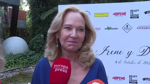 Ana Rodríguez haciendo declaraciones a Europa Press Ana Rodríguez haciendo declaraciones a Europa Press