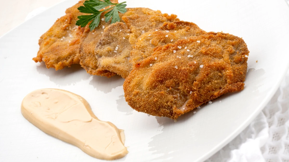 Setas empanadas con mahonesa de salsa de soja, de Argui&ntilde;ano: una receta f&aacute;cil, natural y deliciosa
