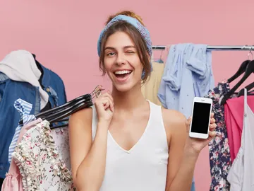 Mujer de compras Mujer de compras