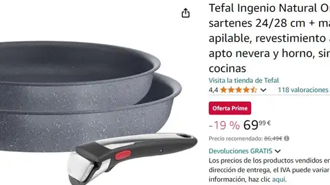 Sartenes Tefal Sartenes Tefal