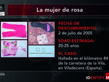 La mujer de rosa