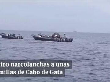 Aparecen cuatro narcolanchas en Cabo de Gata tras el rescate con un fallecido en una patera