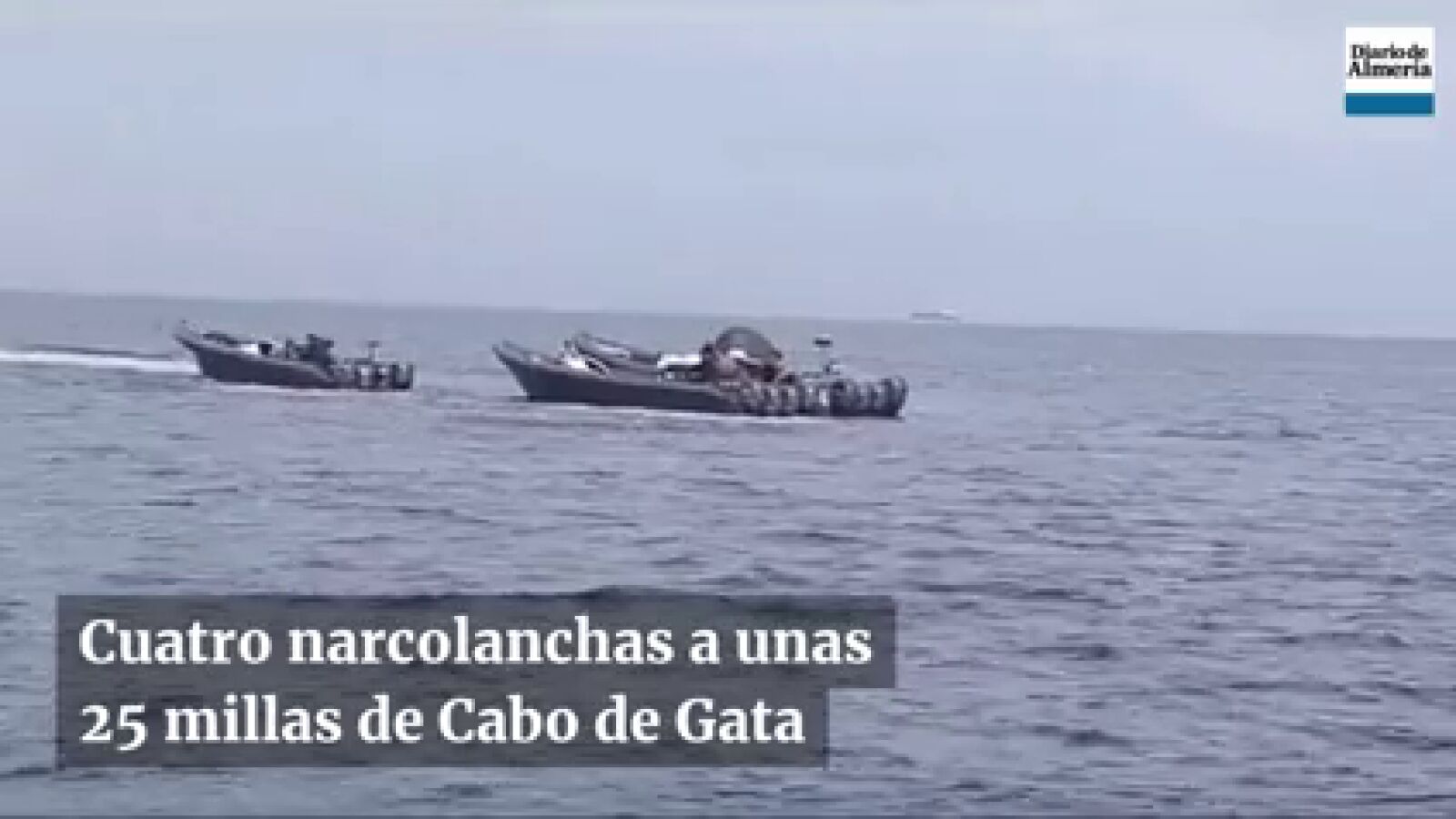 Aparecen cuatro narcolanchas en Cabo de Gata tras el rescate con un fallecido en una patera