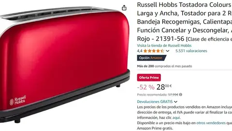 Tostadora Russell Hobbs Tostadora Russell Hobbs