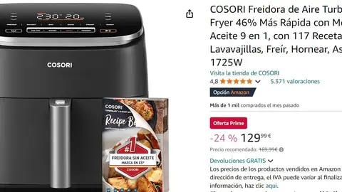 Freidora de aire Cosori Freidora de aire Cosori