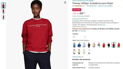 Sudadera Tommy Hilfiger Sudadera Tommy Hilfiger