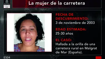Mujer encontrada en Malgrat de Mar Mujer encontrada en Malgrat de Mar