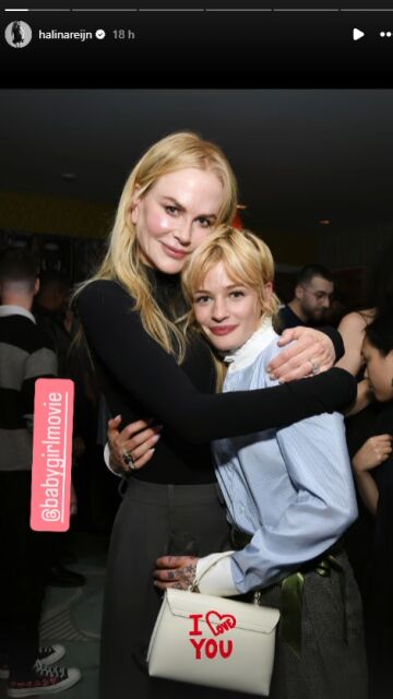 Nicole Kidman y Esther McGregor tras ver la película Babygirl