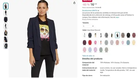 Blazer de la marca PIECES Blazer de la marca PIECES