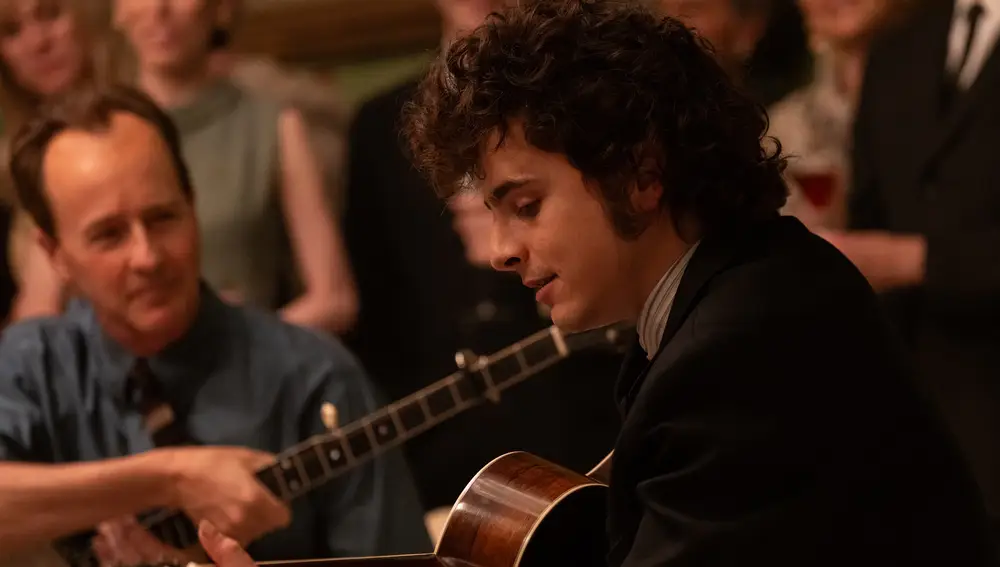 Timothée Chalamet en A Complete Unknown Timothée Chalamet en A Complete Unknown