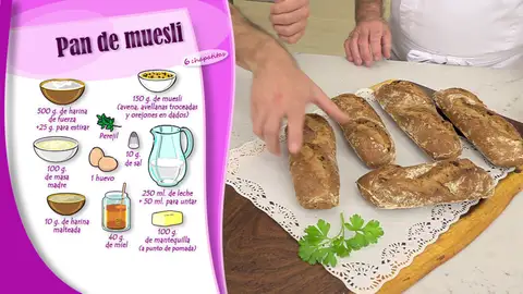 Ingredientes Pan de muesli Ingredientes Pan de muesli