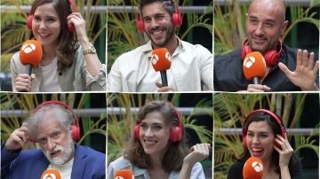 Natalia Sánchez, Dani Tatay, Alain Hernández, Nancho Novo, Marta Belmonte y Roser Tapias. 