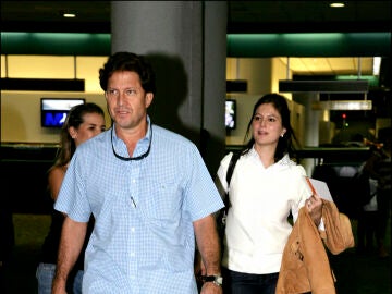 Ch&aacute;beli Iglesias y su marido, Christian Altaba, en 2008