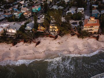 Las lluvias y el viento del huracán 'Helene' se intensificaron por el cambio climático, según WWA