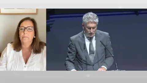 Presidenta de la Asociación de Víctimas del Terrorismo le niega el saludo a Marlaska Presidenta de la Asociación de Víctimas del Terrorismo le niega el saludo a Marlaska