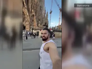 Mike Humphreys corriendo por Barcelona Mike Humphreys corriendo por Barcelona