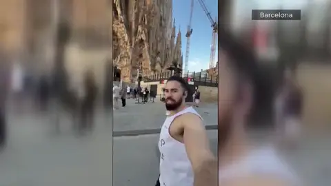 Mike Humphreys corriendo por Barcelona Mike Humphreys corriendo por Barcelona