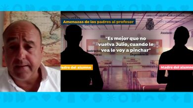 Las amenazas de muerte de los padres de un alumno a su profesor: 