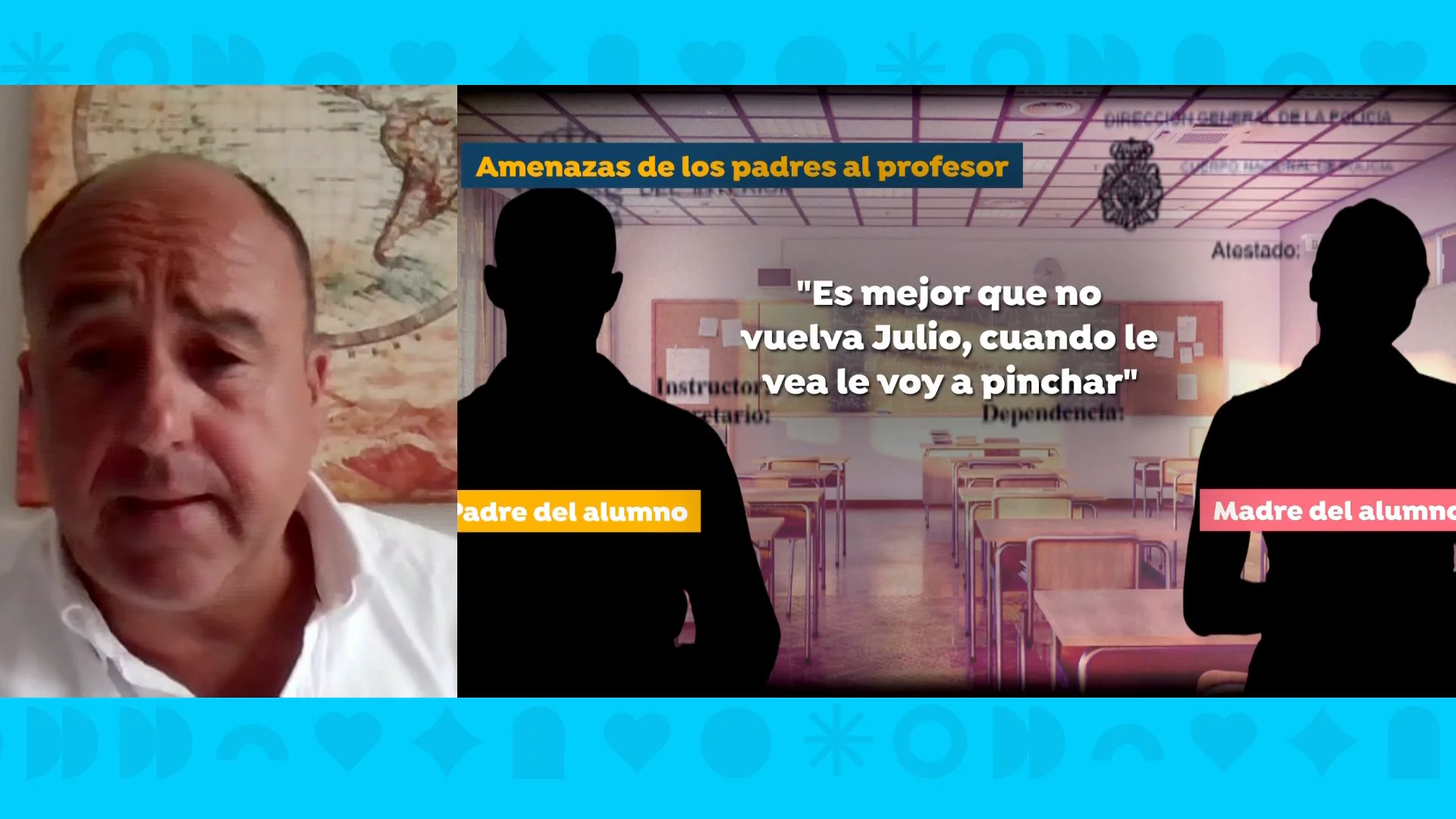 Profesor amenazado enCantabria