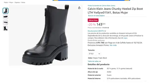 Botines Calvin Klein Botines Calvin Klein