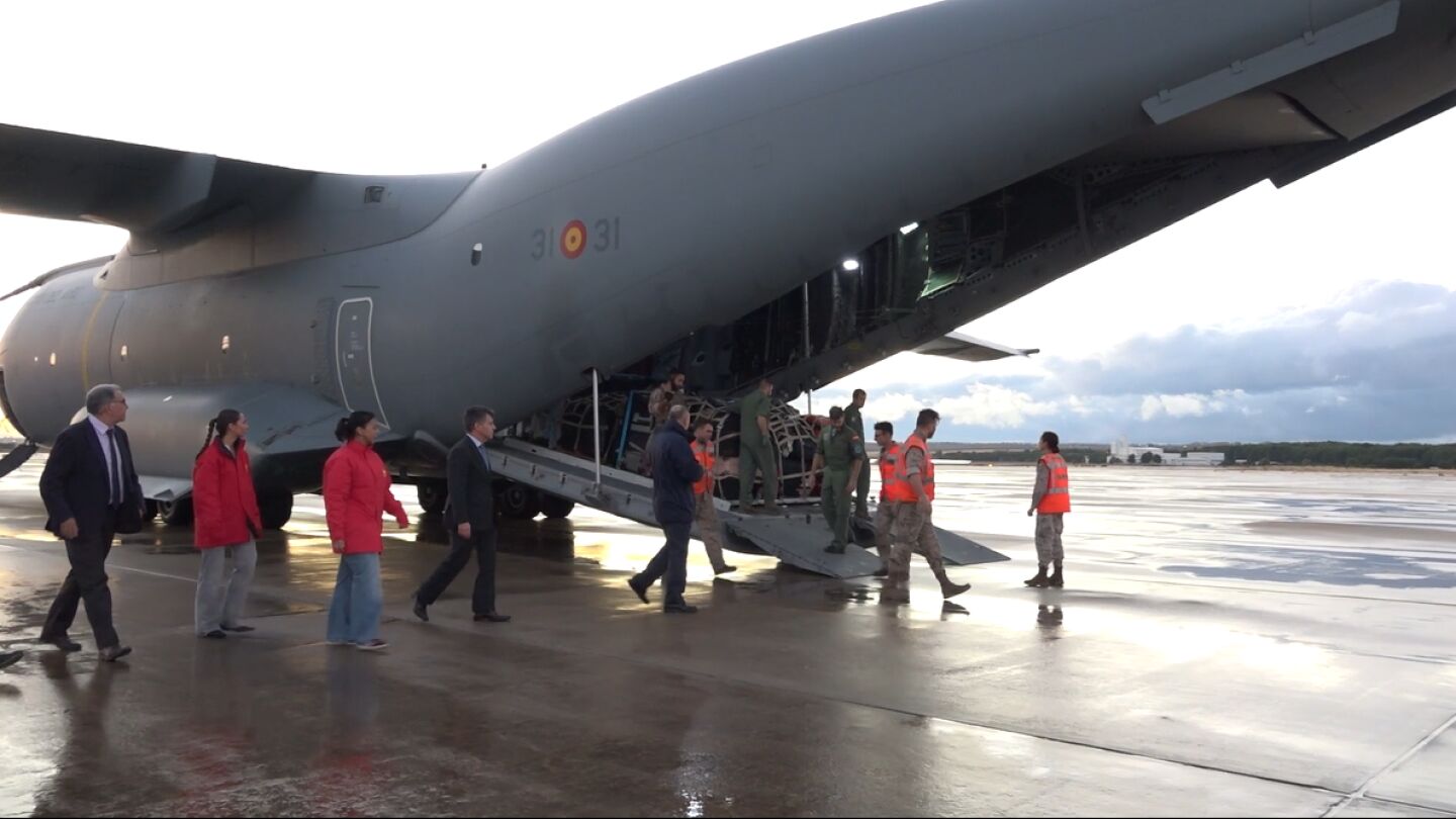 así ha sido la llegada del tercer avión procedente del Líbano