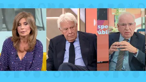 El enfado de Gema López tras la entrevista a Felipe González. El enfado de Gema López tras la entrevista a Felipe González.
