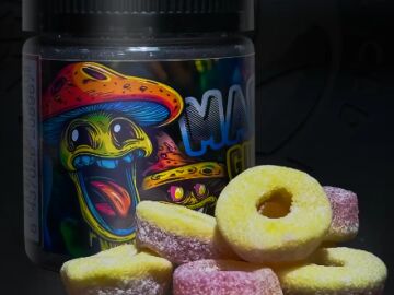 Muscimol en gominolas