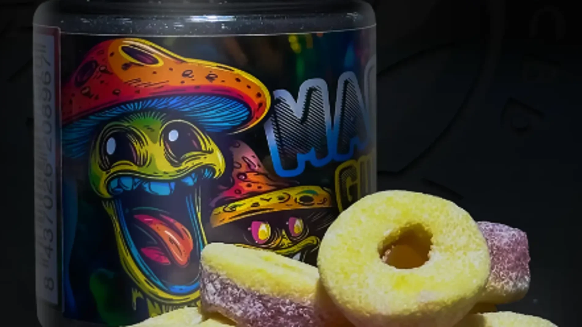 Muscimol en gominolas Muscimol en gominolas