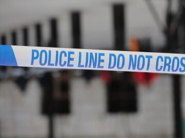 Imagen de archivo de una cinta de la Policía británica
