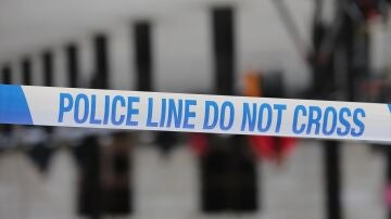 Imagen de archivo de una cinta de la Polic&iacute;a brit&aacute;nica
